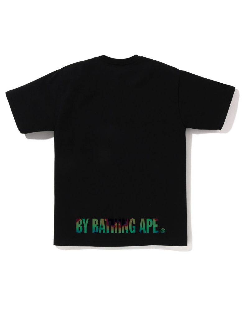 T Shirts Bape Thermography Ape Face Noir Homme | RLZ-91508718